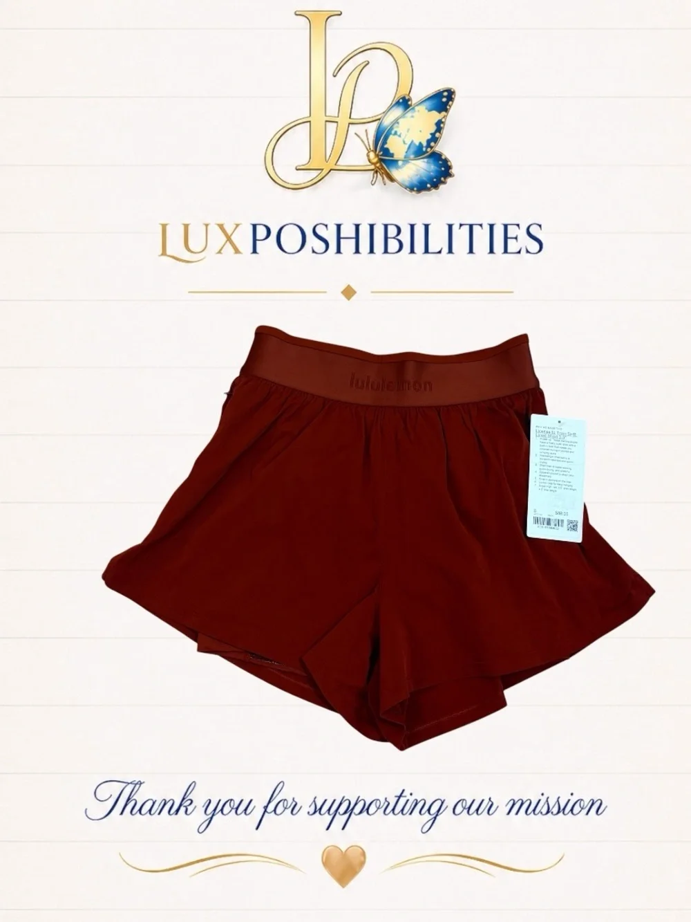 lululemon NWT SM License to Train cranberry charm